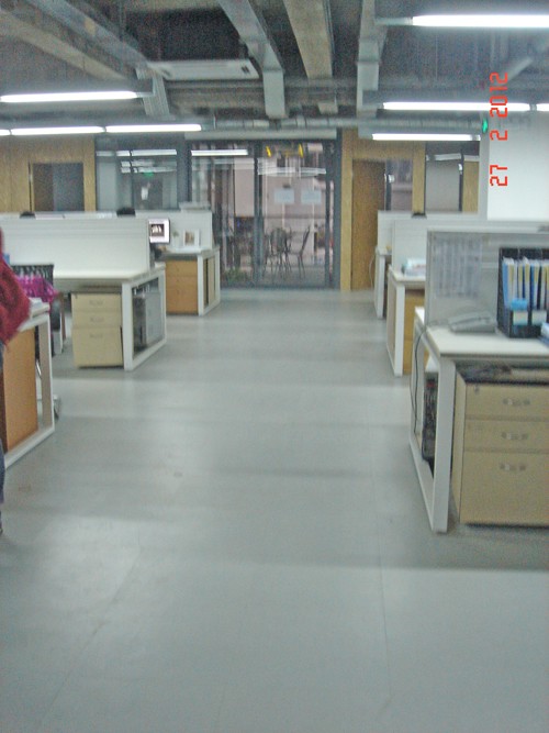 清華苑建筑設(shè)計大廈塑膠地板工程